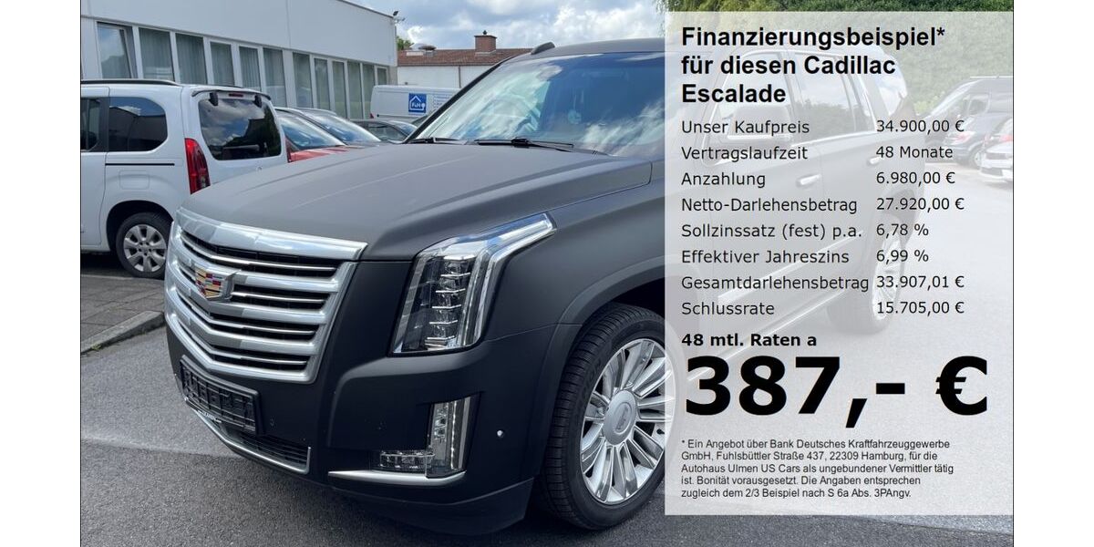 Cadillac Escalade 161.000 km 34.500 &euro; Düsseldorf 40231