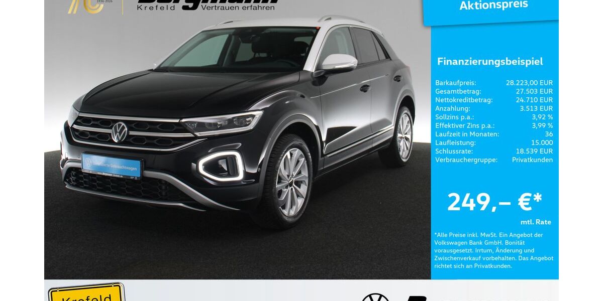 VW T-Roc 19.100 km 27.554 &euro; Krefeld 47803