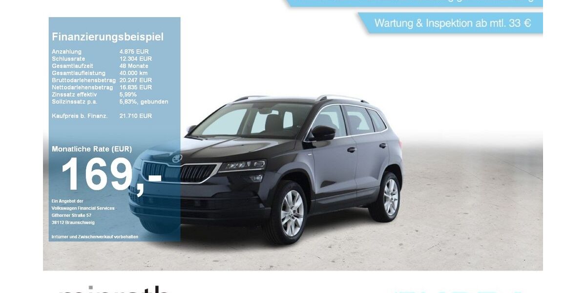 Skoda Karoq 97.190 km 21.210 &euro; Moers 47441