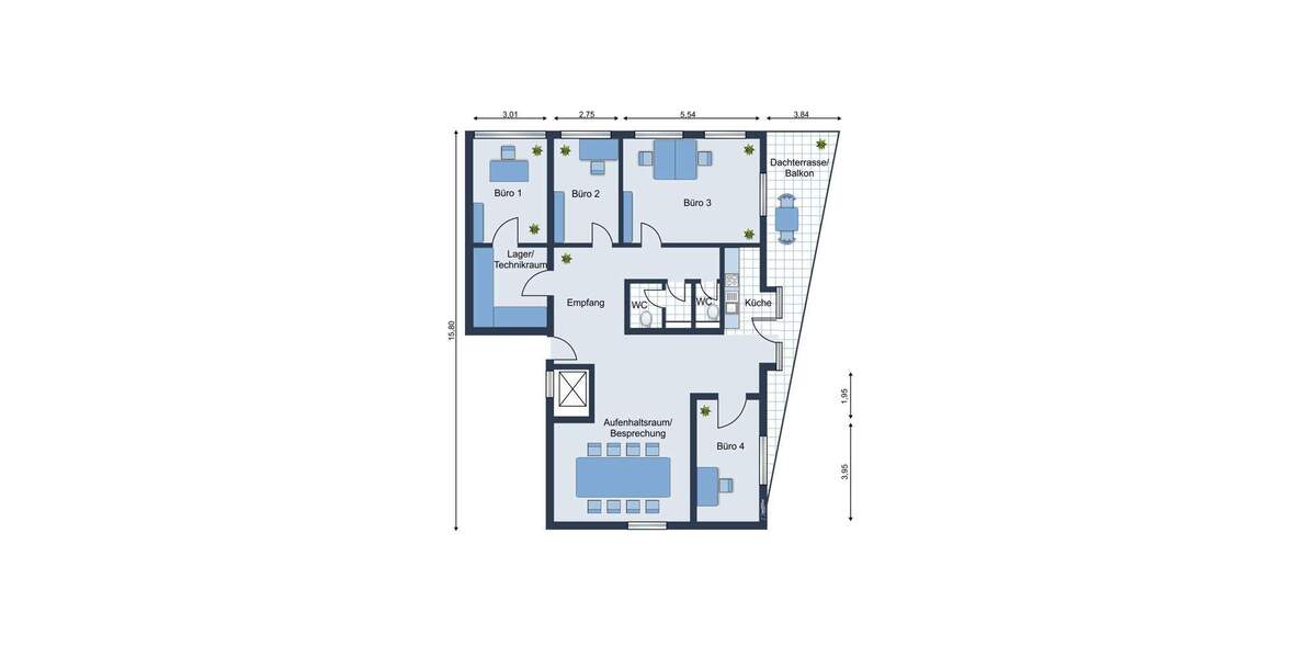 Gewerbeobjekt Mönchengladbach Eicken - 1.145&euro; | Angebot:25665592