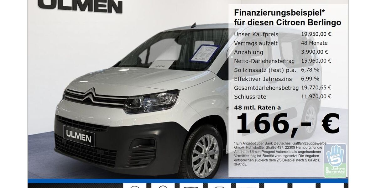 Citroen Berlingo 19.083 km 18.599 &euro; Düsseldorf 40233