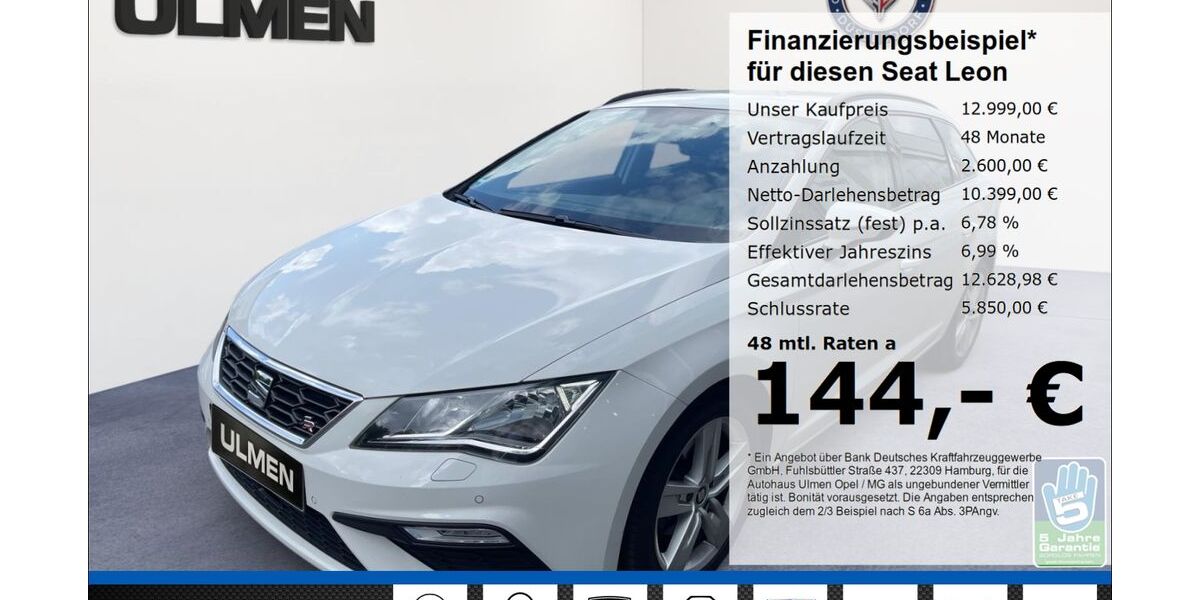 Seat Leon 131.730 km 11.888 &euro; Düsseldorf 40231