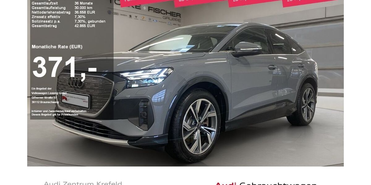 Audi Q4 e-tron 35.535 km 36.658 &euro; Krefeld 47805