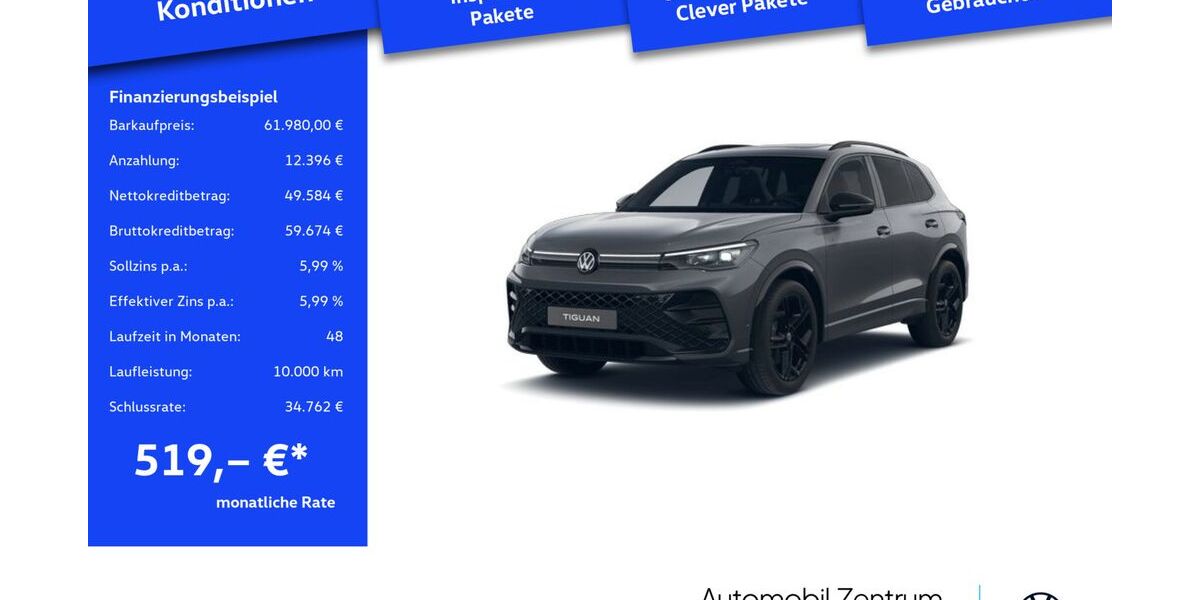 VW Tiguan 1.009 km 61.980 &euro; Leverkusen 51379