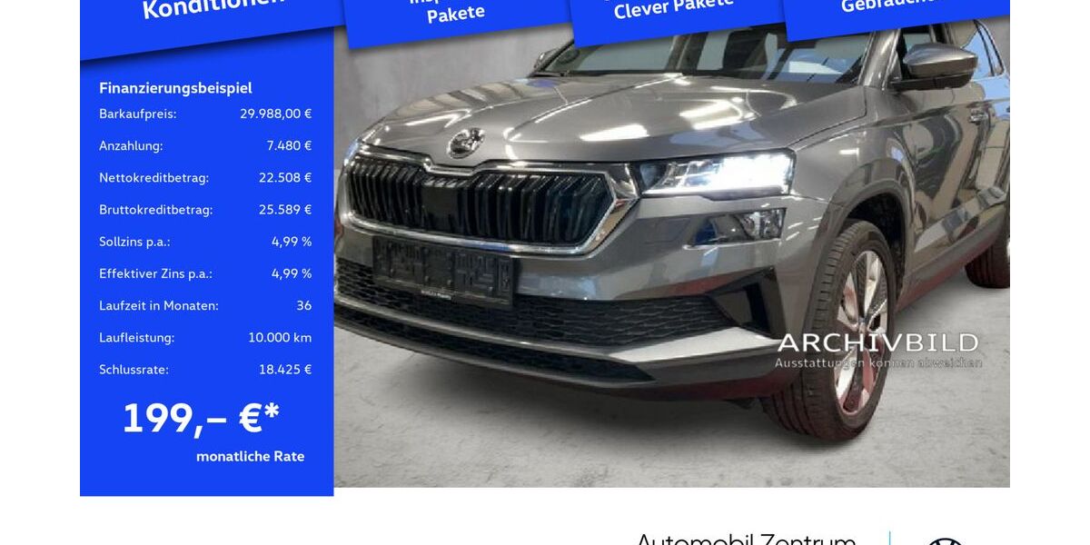Skoda Karoq 19.979 km 28.480 &euro; Leverkusen 51379