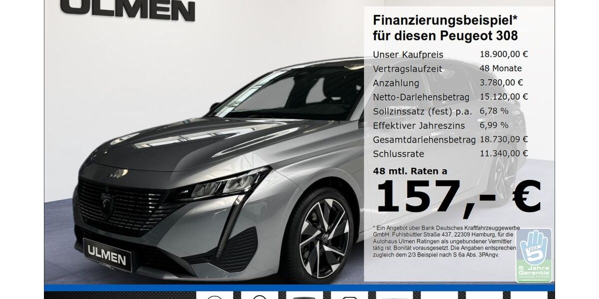 Peugeot 308 42.240 km 18.900 &euro; Ratingen 40880