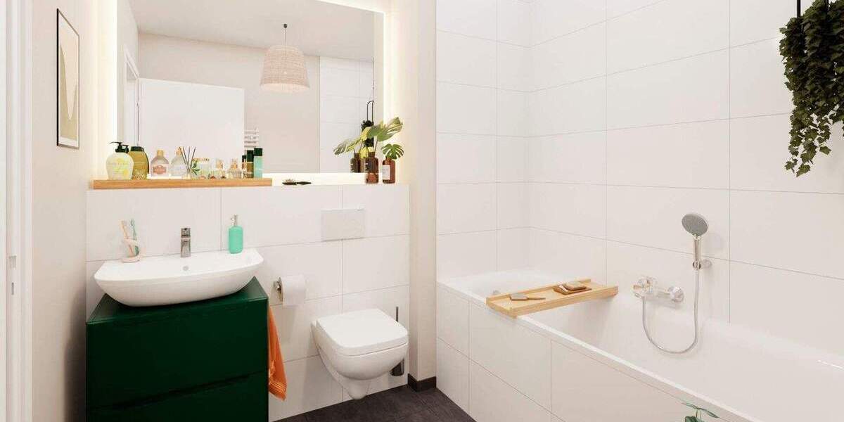 Barrierefrei wohnen mit 27 m² Dachterrasse, Badewanne und 4 Zimmern 4 zimmer