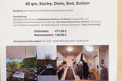 Wohnung Willich - 2 Zimmer, 45 m&sup2;, 602&euro; | Angebot:25782616