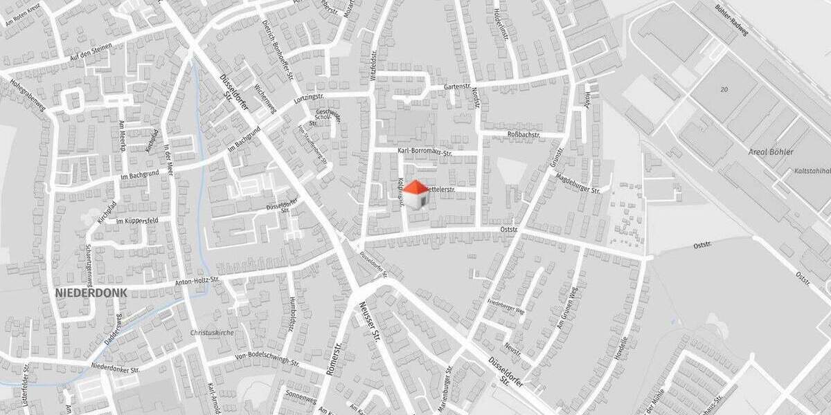 Etagenwohnung Meerbusch Büderich - 2 Zimmer, 52 m&sup2;, 650&euro; | Angebot:25802609