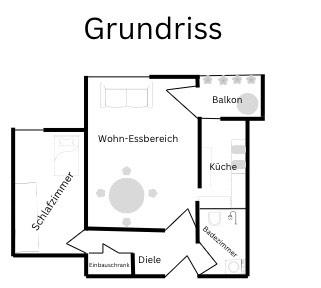 Etagenwohnung Mönchengladbach Süd - 2.5 Zimmer, 58 m&sup2;, 129.000&euro; | Angebot:27154137