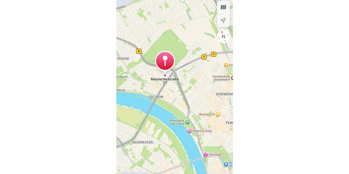 Etagenwohnung Düsseldorf Derendorf - 1 Zimmer, 40 m&sup2;, 894&euro; | Angebot:25803686