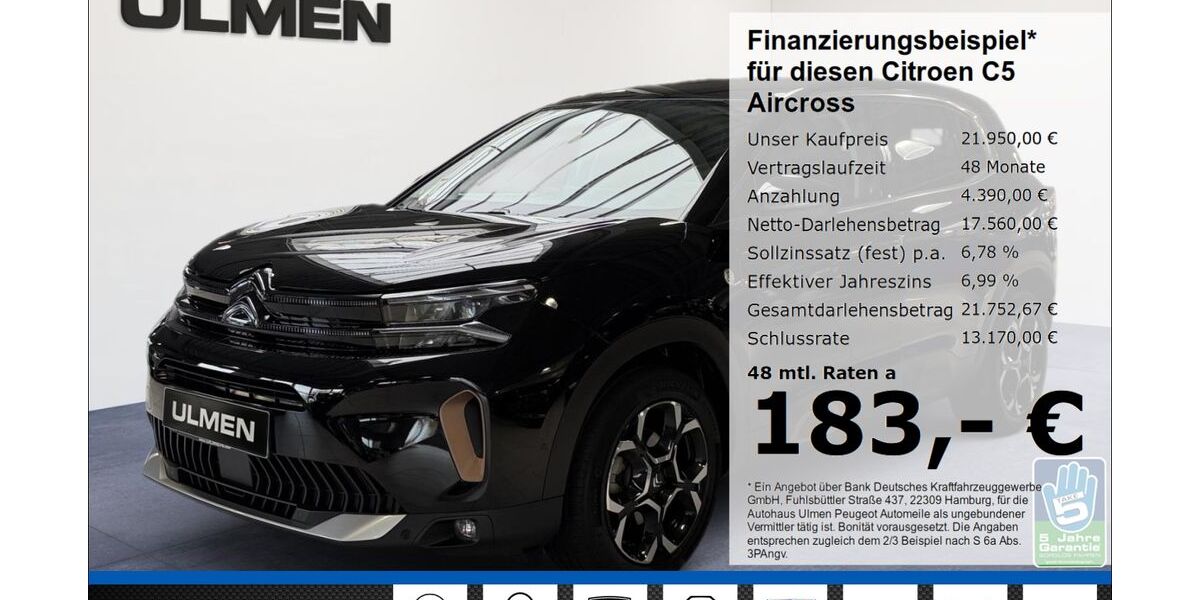 Citroen C5 Aircross 29.044 km 21.950 &euro; Düsseldorf 40233