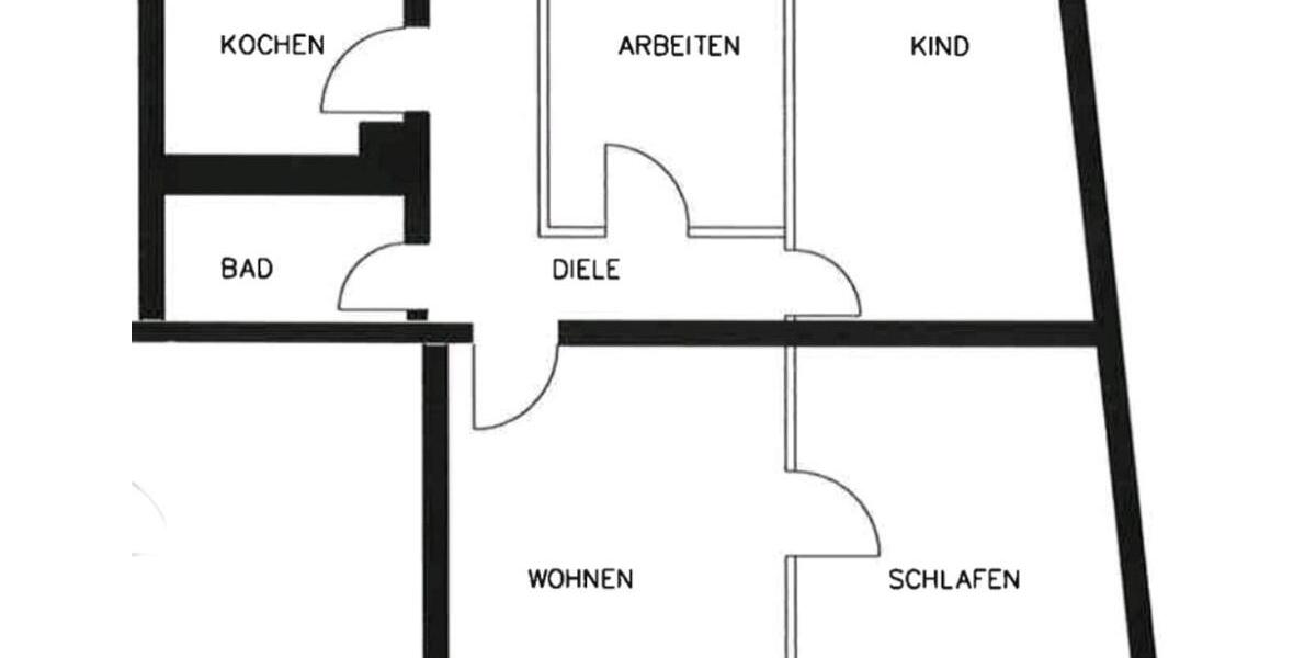 Etagenwohnung Remscheid Reinshagen - 4 Zimmer, 75 m&sup2;, 739&euro; | Angebot:25443956