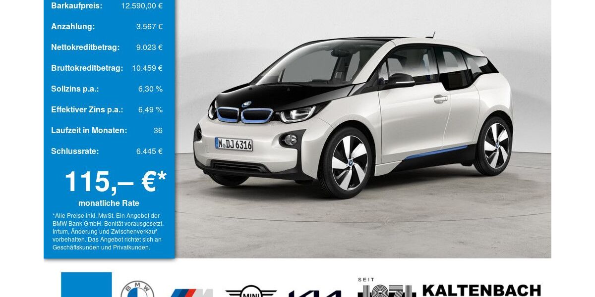 BMW i3 111.607 km 11.590 &euro; Remscheid 42897