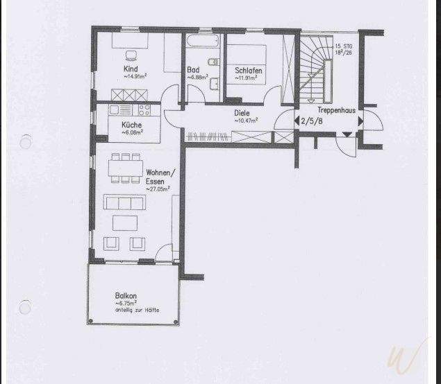 Etagenwohnung Solingen Gräfrath - 3 Zimmer, 85 m&sup2;, 283.000&euro; | Angebot:25734481