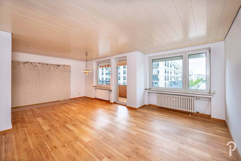 Gut geschnittene 3 Zimmer-Wohnung nach Bedarf zur 4 Zimmer-Wohnung erweiterbar