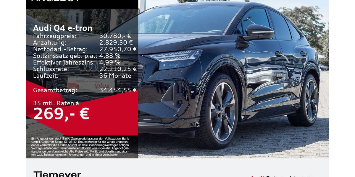 Audi Q4 e-tron 29.783 km 28.780 &euro; Oberhausen 46047