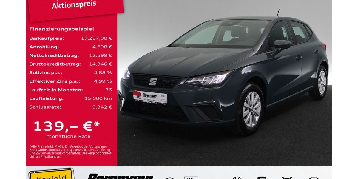 Seat Ibiza 1.050 km 17.556 &euro; Krefeld 47803