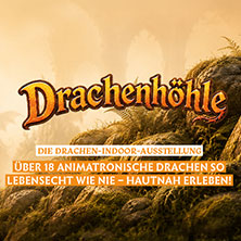 Drachenhöhle - Die Drachen-Indoor-Ausstellung 02.09.2026 NEW Box Mönchengladbach