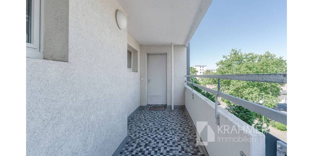 Moers-Asberg: Freundliche, vermietete Eigentumswohnung mit Loggia und Blick ins Grüne 2 zimmer