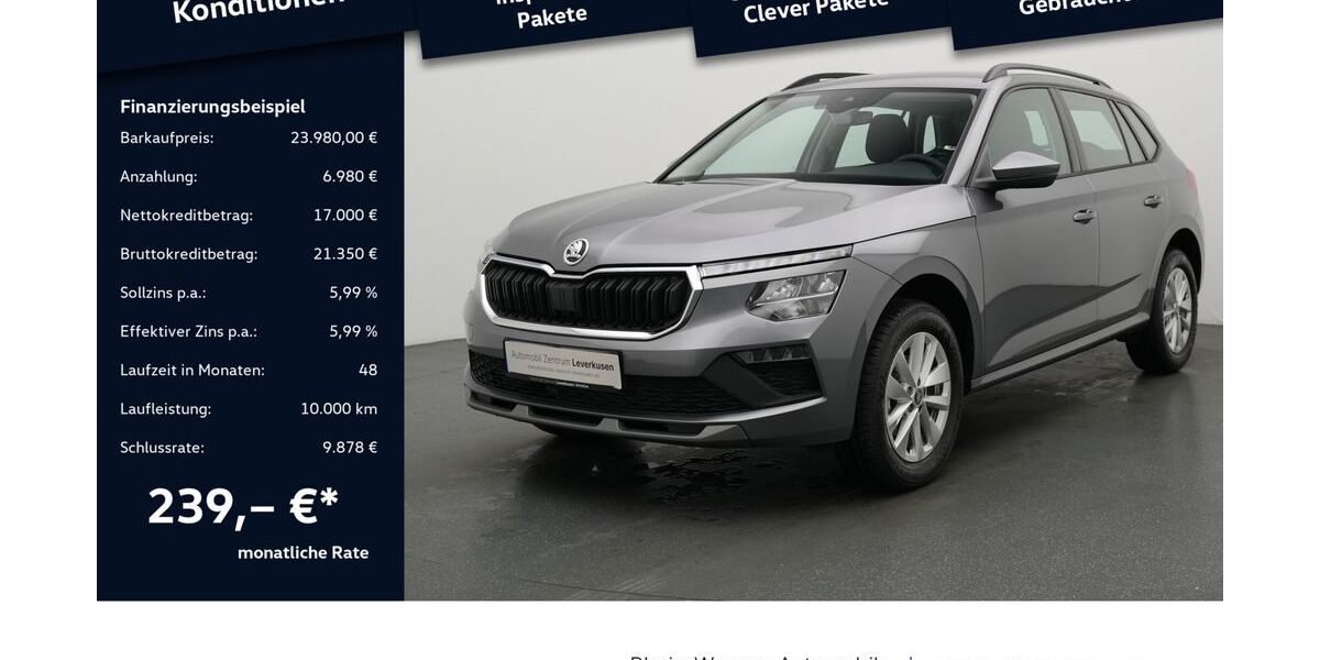 Skoda Kamiq 1.001 km 23.980 &euro; Leverkusen 51379