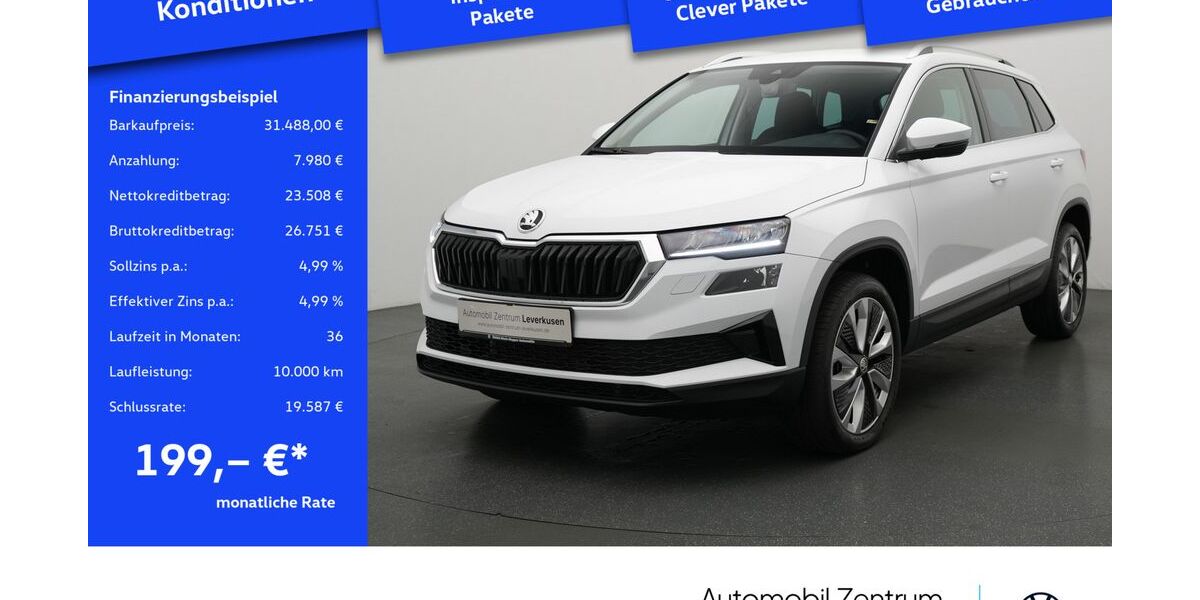 Skoda Karoq 9.016 km 29.980 &euro; Leverkusen 51379