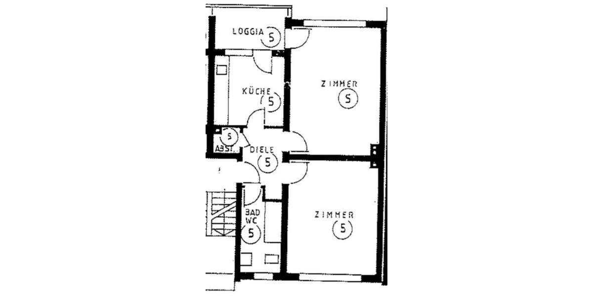 Wohnung zu vermieten 2 zimmer