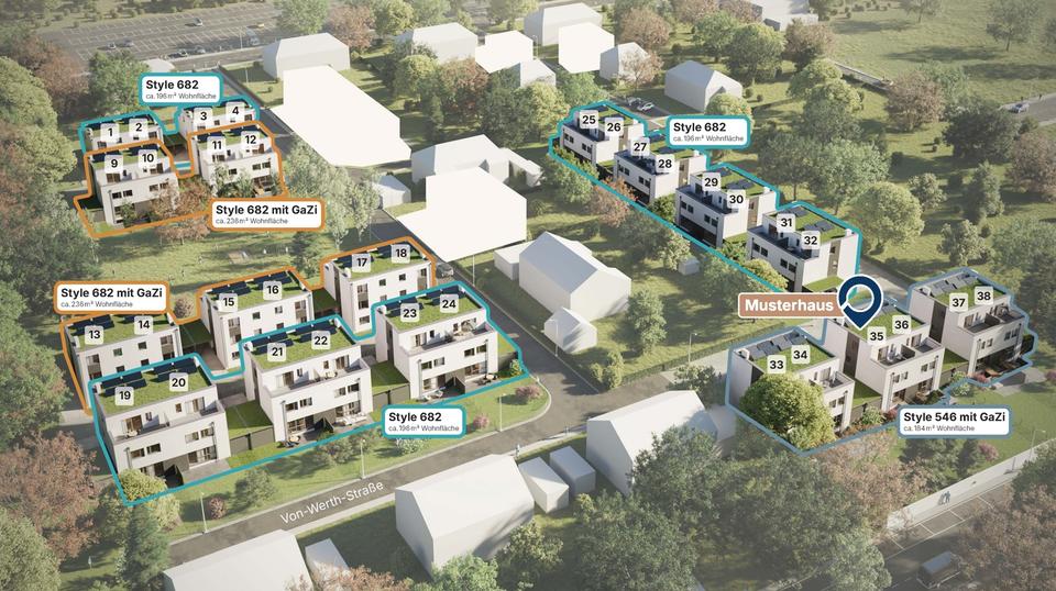 Doppelhaushälfte Pulheim - 6 Zimmer, 237 m&sup2;, 3.080&euro; | Angebot:25546568