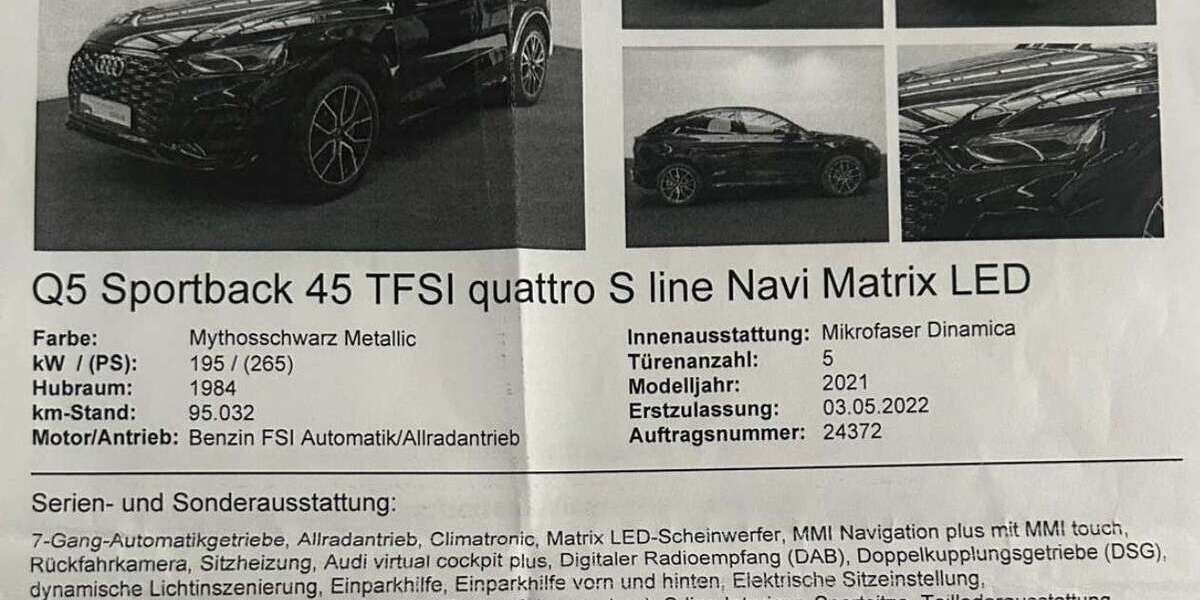 Audi Q5 53.480 km 40.750 &euro; Duisburg, Stadt 47269