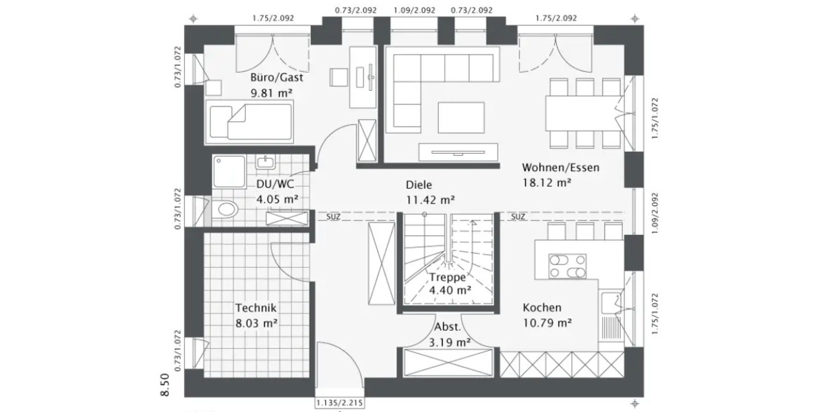 Einfamilienhaus Mönchengladbach Windberg - 5 Zimmer, 138 m&sup2;, 503.100&euro; | Angebot:24822056