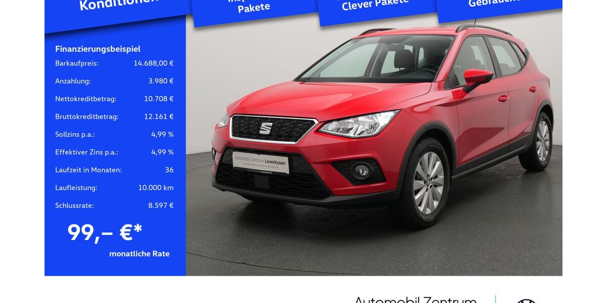 Seat Arona 48.619 km 14.680 &euro; Leverkusen 51379