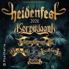 Heidefest 2026 - mit Korpiklaani, Finntroll, Heidevolk, Trollfest 06.02.2026 Turbinenhalle