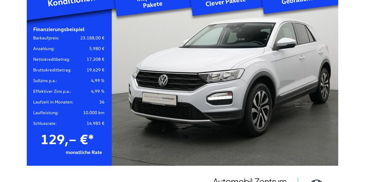 VW T-Roc 27.830 km 23.180 &euro; Leverkusen 51379