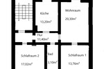 3 12 Zimmer Wohnung im DG in Mülheim Styrum 3.5 zimmer
