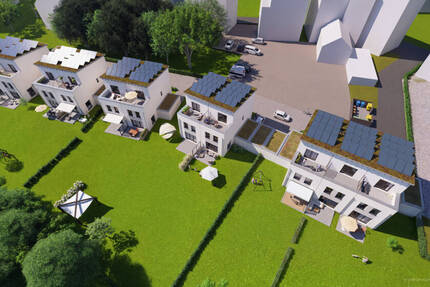 Klimafreundliches Neubauprojekt in Essen-Burgaltendorf mit großzügigen Gärten und Dachterrassen