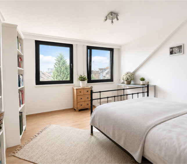 Etagenwohnung Düsseldorf Flingern Süd - 4 Zimmer, 93 m&sup2;, 395.000&euro; | Angebot:27097378