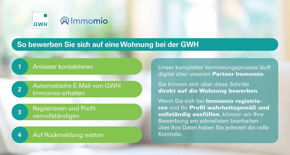 Etagenwohnung Düsseldorf Stadtbezirk 6 - 2 Zimmer, 53 m&sup2;, 565&euro; | Angebot:26440879