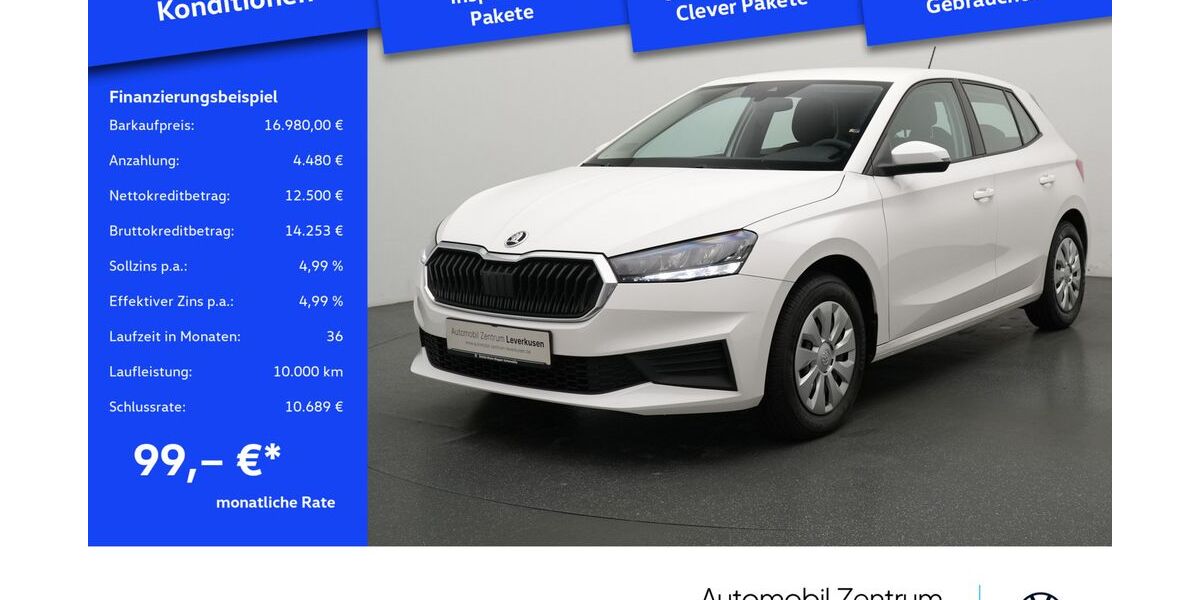 Skoda Fabia 16.612 km 16.380 &euro; Leverkusen 51379