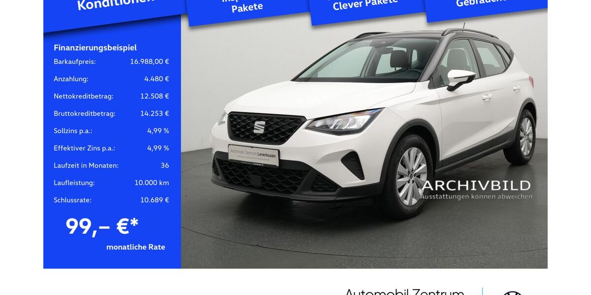 Seat Arona 42.230 km 16.988 &euro; Leverkusen 51379