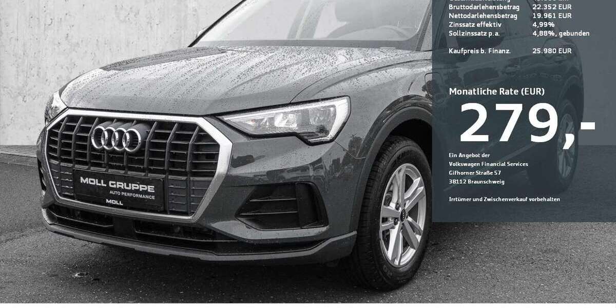 Audi Q3 66.387 km 25.980 &euro; Düsseldorf 40474