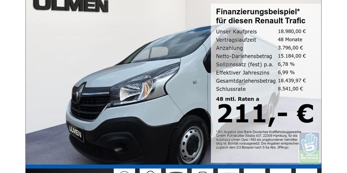 Renault Trafic 29.220 km 17.480 &euro; Düsseldorf 40231