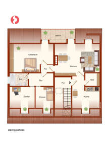 4 Raum ETW mit Dachterrasse 4 zimmer