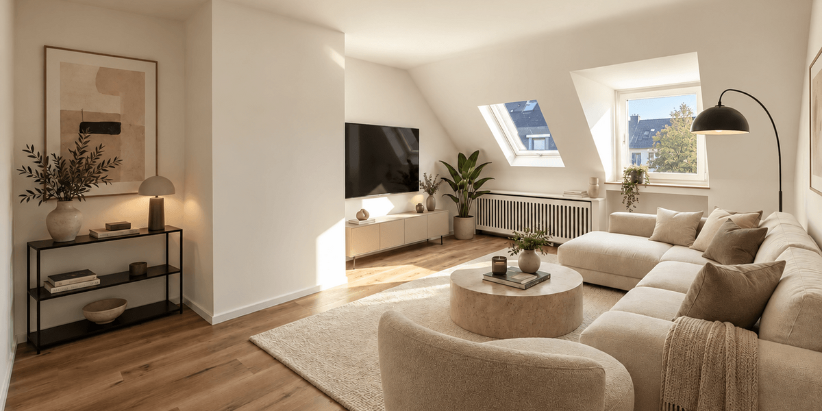 Etagenwohnung Düsseldorf Niederkassel - 2 Zimmer, 71 m&sup2;, 1.790&euro; | Angebot:27429259
