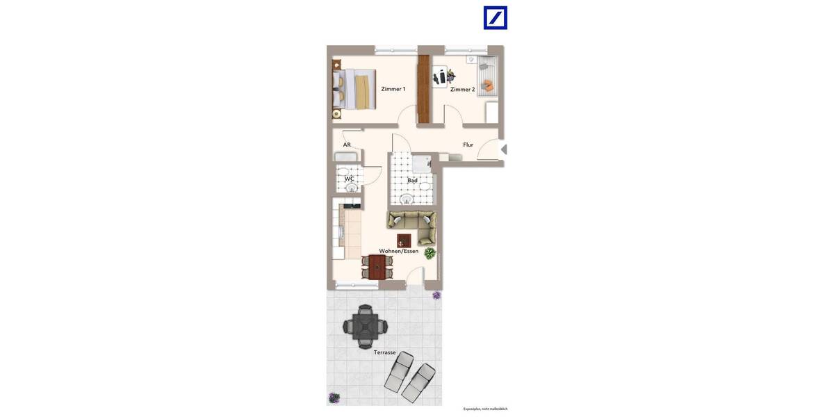Etagenwohnung Willich - 3 Zimmer, 82 m&sup2;, 1.240&euro; | Angebot:26863073