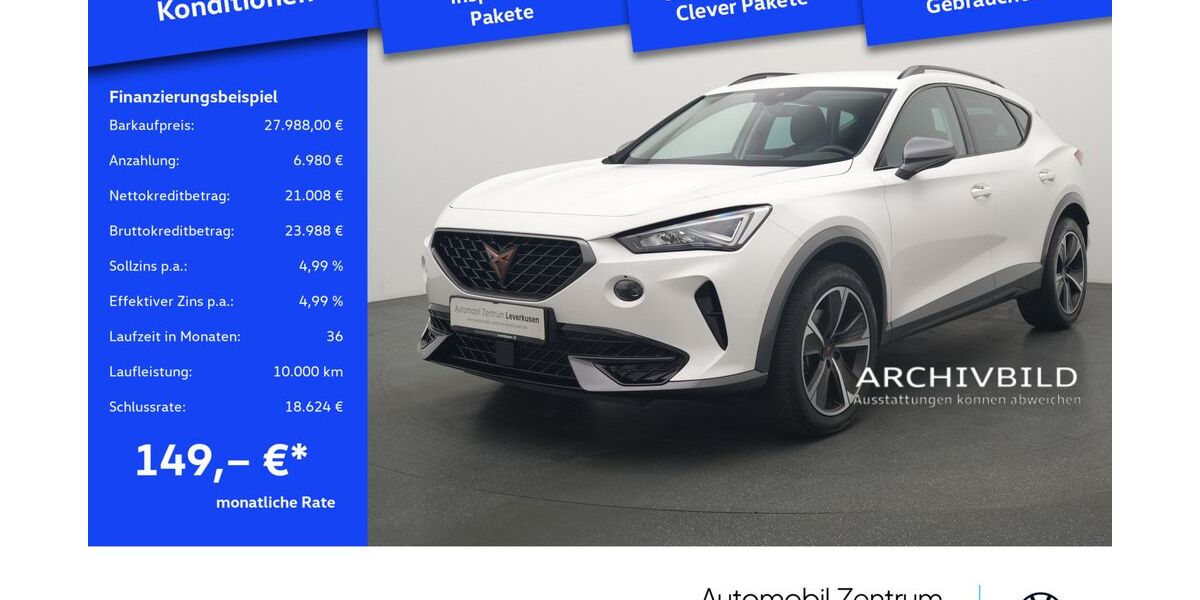 Cupra Formentor 19.979 km 26.380 &euro; Leverkusen 51379