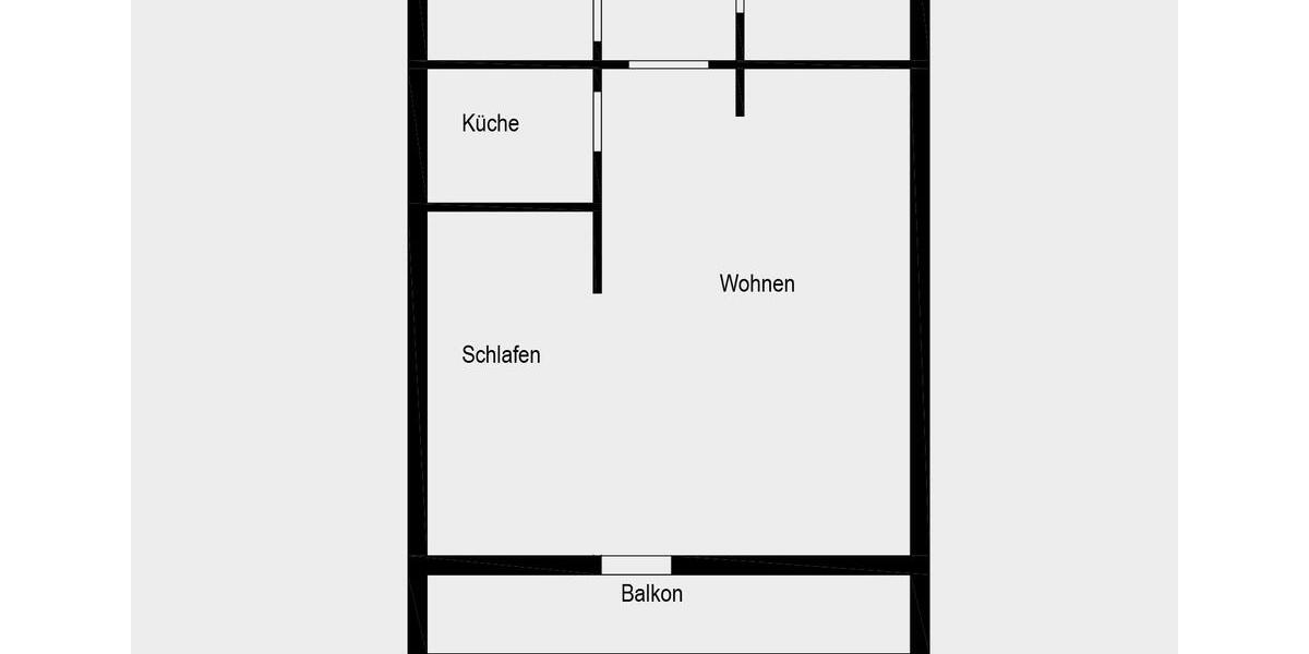 Etagenwohnung Wuppertal Sedansberg - 1.5 Zimmer, 52 m&sup2;, 450&euro; | Angebot:26418893