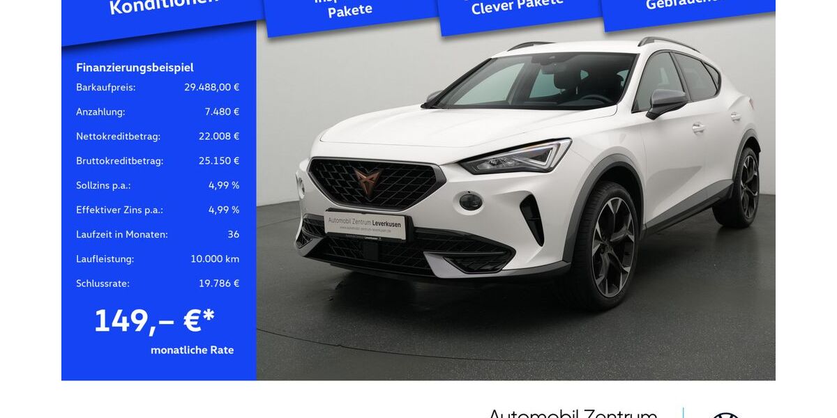 Cupra Formentor 19.979 km 27.480 &euro; Leverkusen 51379