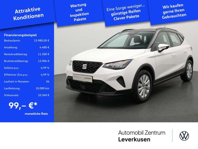 Seat Arona 28.428 km 15.980 € Leverkusen 51379