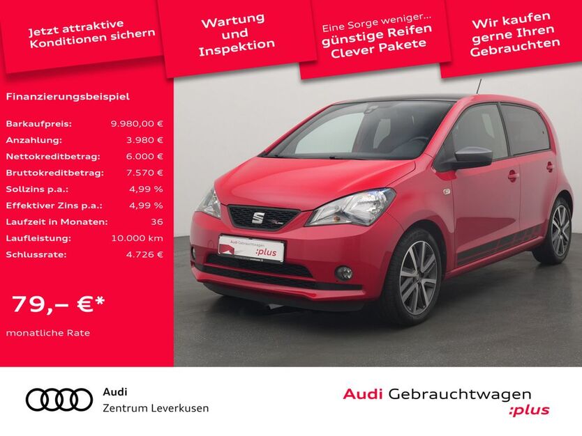 Seat Mii 52.500 km 9.980 € Leverkusen 51373