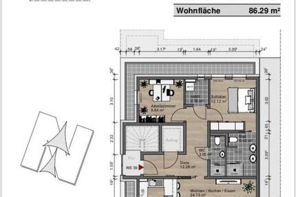 Altengerechte und Barrierefreie Penthouse Wohnung 3 zimmer